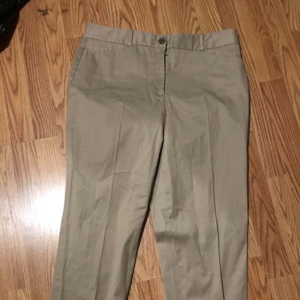 Talbots Kaki pants size 12